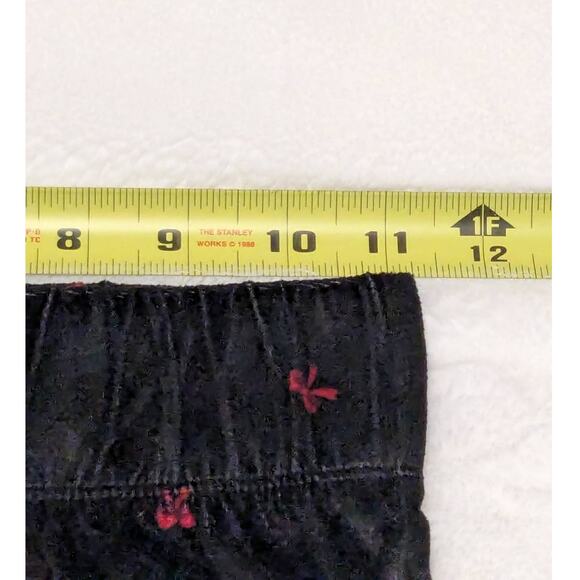 Art Class Black W/ Red Ribbons Girl's Sleepwear Shorts Size M - Picture 3 of 5